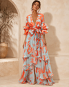 Coral Garden Dress