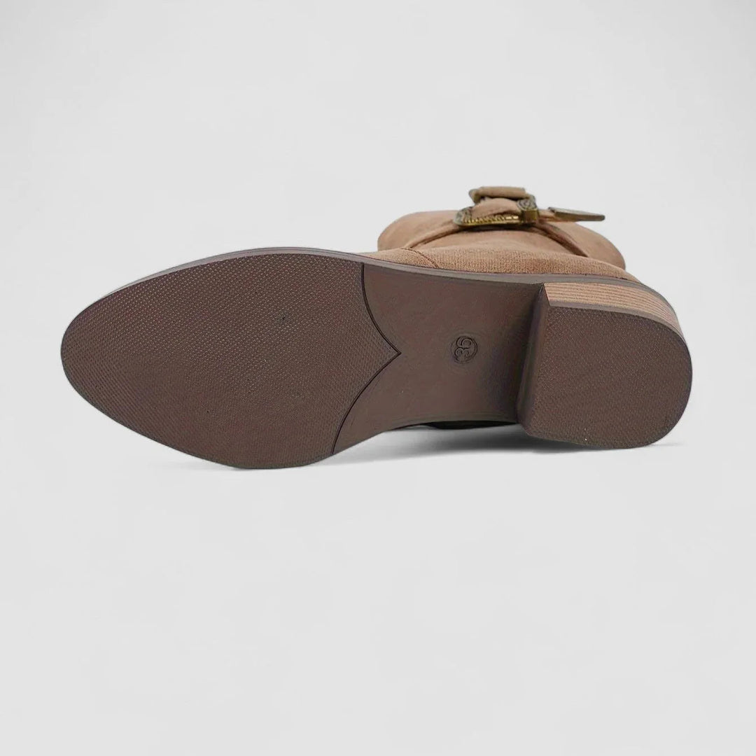 The Cleo Buckle Boot