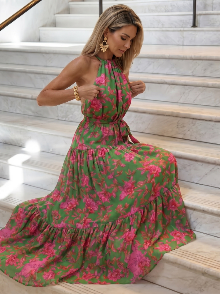 The Nerissa Tiered Maxi Dress