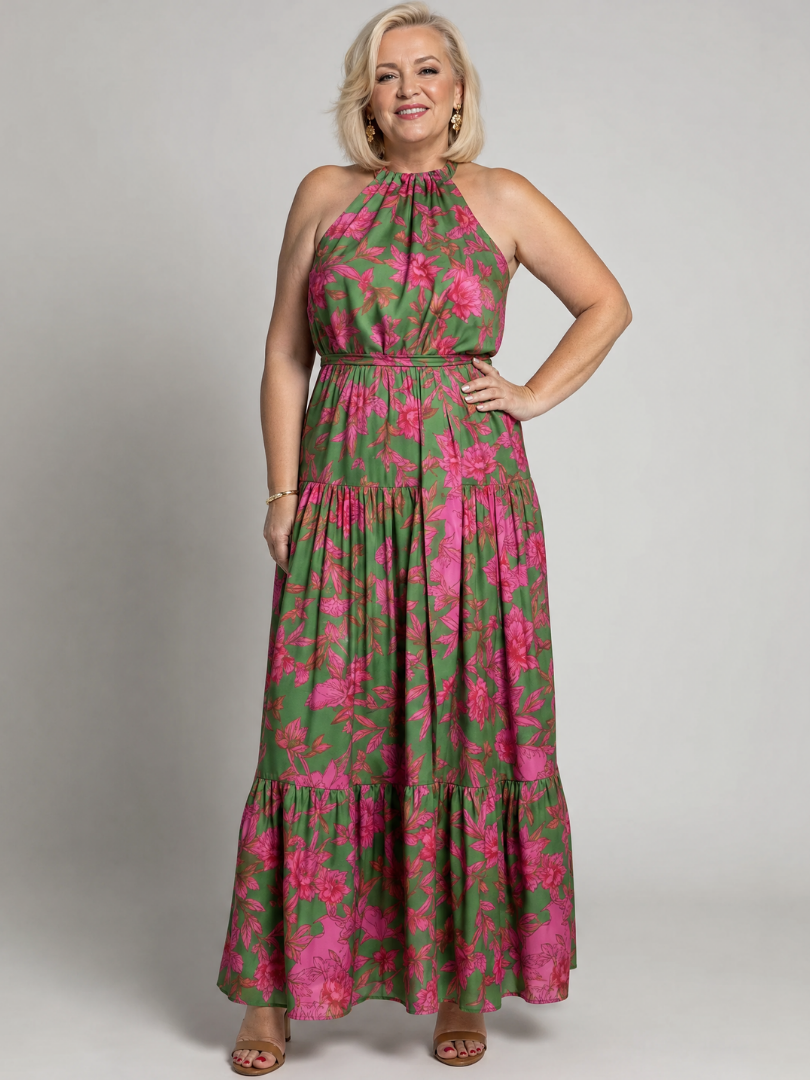 The Nerissa Tiered Maxi Dress