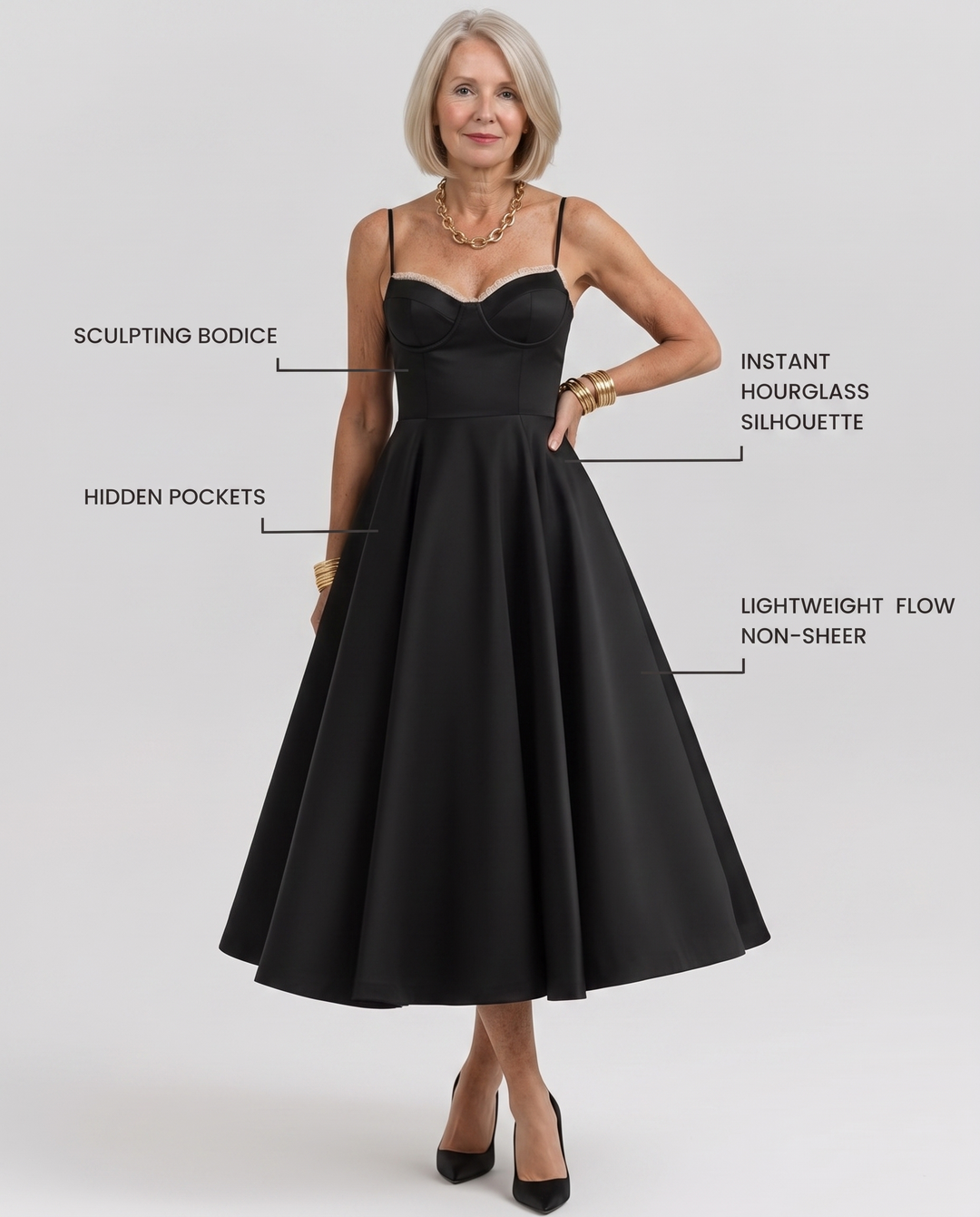 The Rosamund Bustier Dress