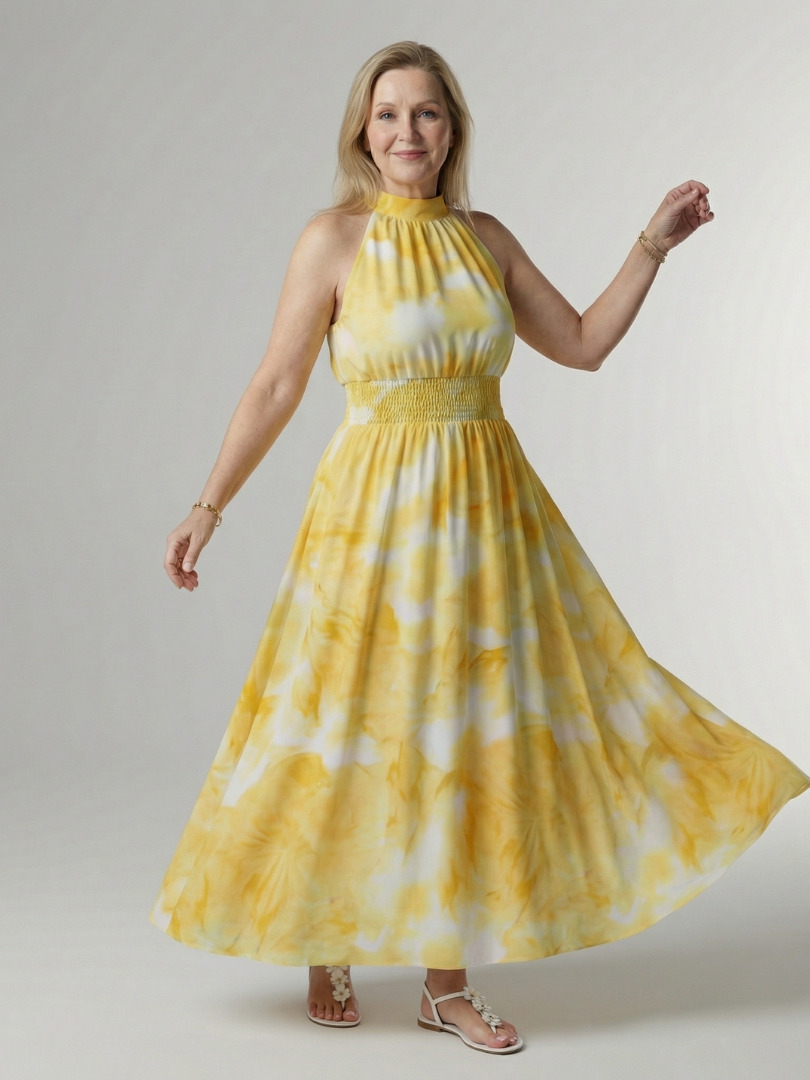 The Bronte Halter Maxi Dress