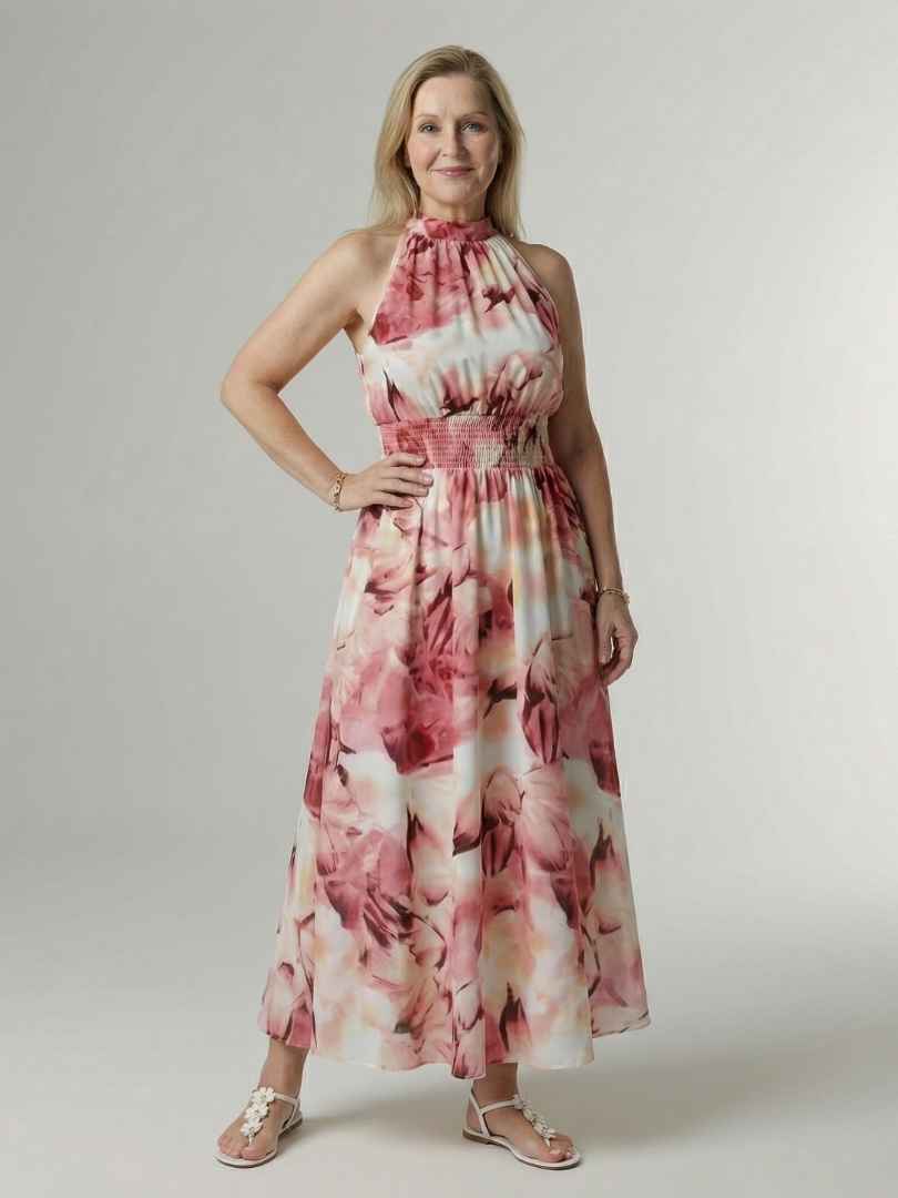 The Bronte Halter Maxi Dress