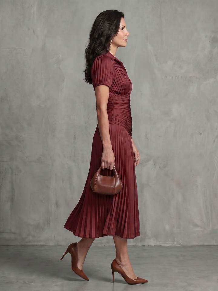 The Imogen Collared Midi Dress